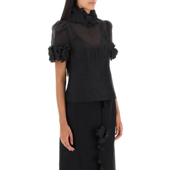Zimmermann 'Luminosity' Top With Floral Appliques - Picture 2 of 4
